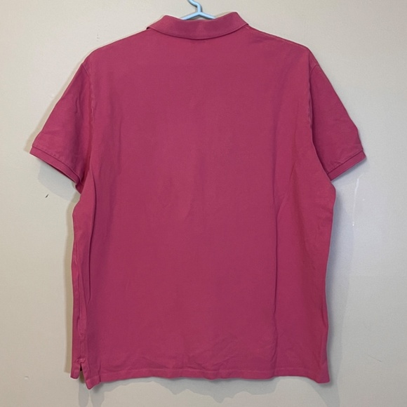 Polo Ralph Lauren Big Pony Custom Slim Fit Polo Shirt - Men's Size XXL - Pink - Picture 3 of 7